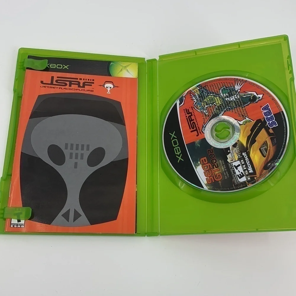 Xbox Sega GT 2002 & Jetset Radio Future Combo Disc Video Game